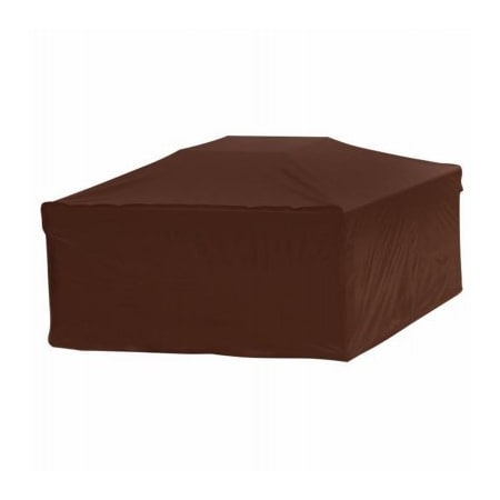 Mr. Bar-B-Q BRN SQ Fire Pit Cover 07845BBGD